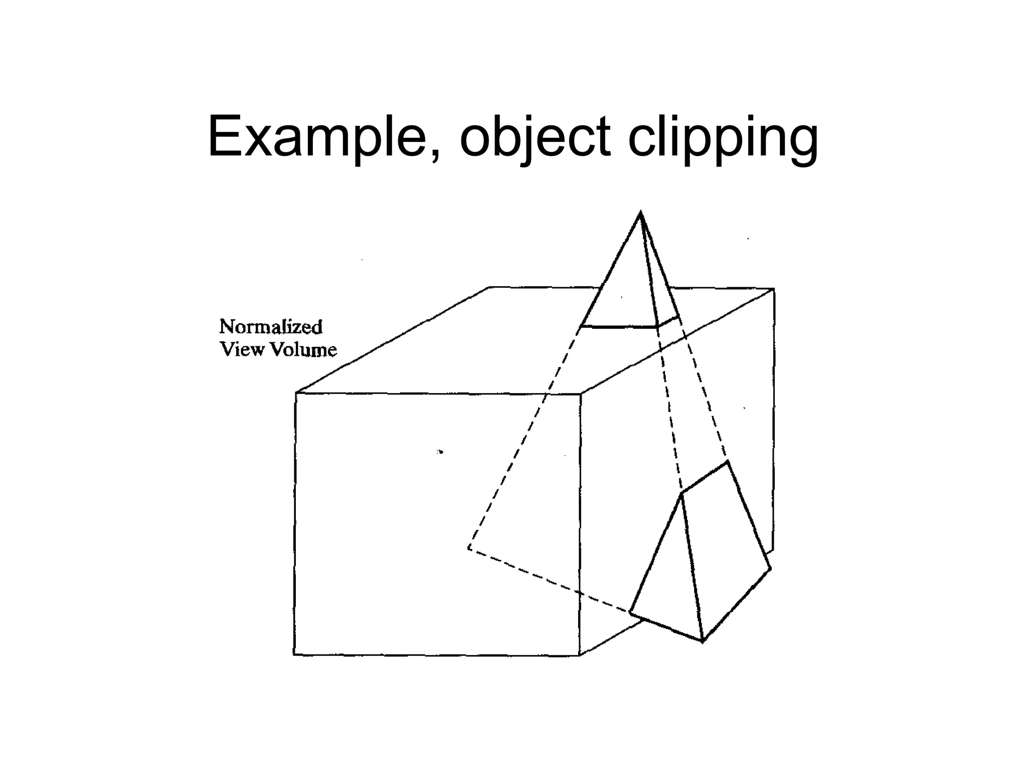 Example, object clipping

 