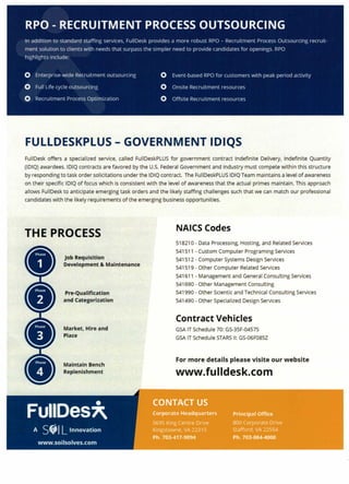 FullDesk Capability Statement -