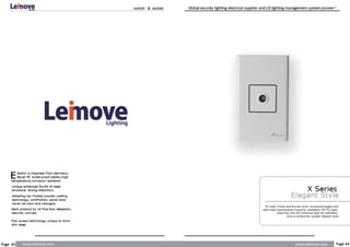 Leimove switch&scoket E-BOOK-1