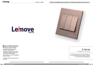 Leimove switch&scoket E-BOOK-1