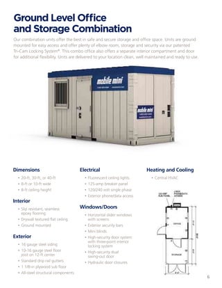 Mobile Mini_Product Catalog | PDF