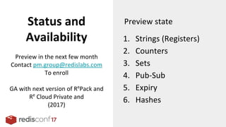 RedisConf17 - Redis Labs - Multi-master Redis, A Deep Dive