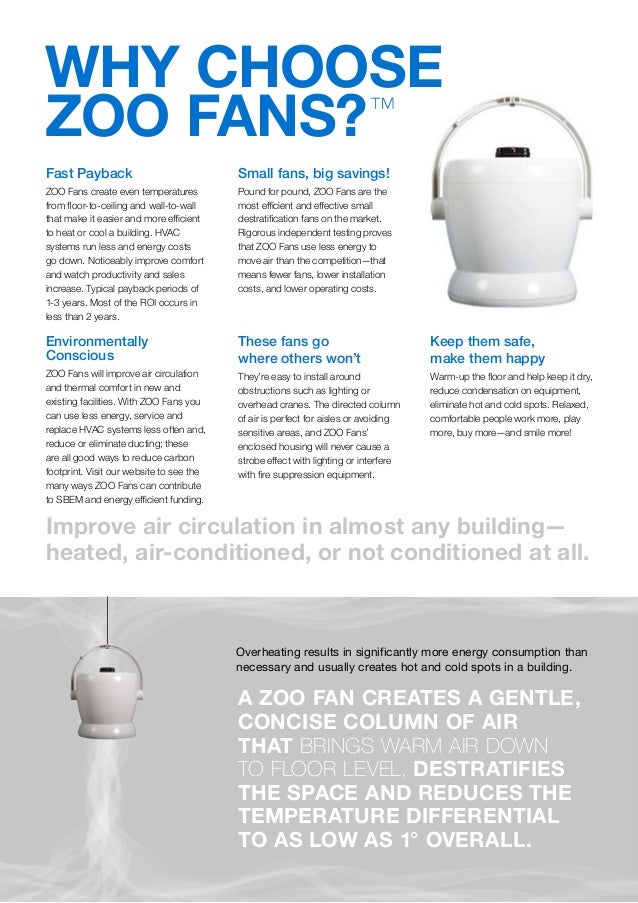 Elta Fans Zoo Fans Brochure