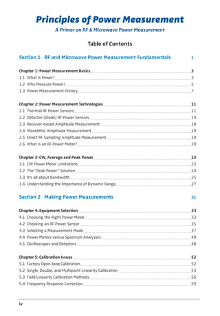 Principles of RF Microwave Power Measurement | PDF