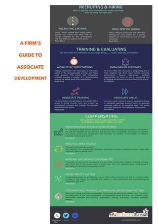 A FIRM’S
GUIDE TO
ASSOCIATE
DEVELOPMENT
 