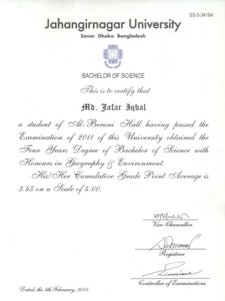 Certificate_BSC Honors_Md Jafar Iqbal