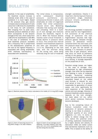 Efficiency of explosive rock fragmentation | PDF