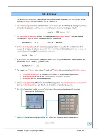 Rapport Stage EDF par Cyril VAAST Page 86
 
