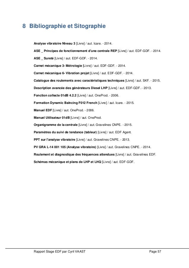 Rapport de stage