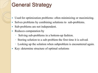 Daa:Dynamic Programing | PPTX