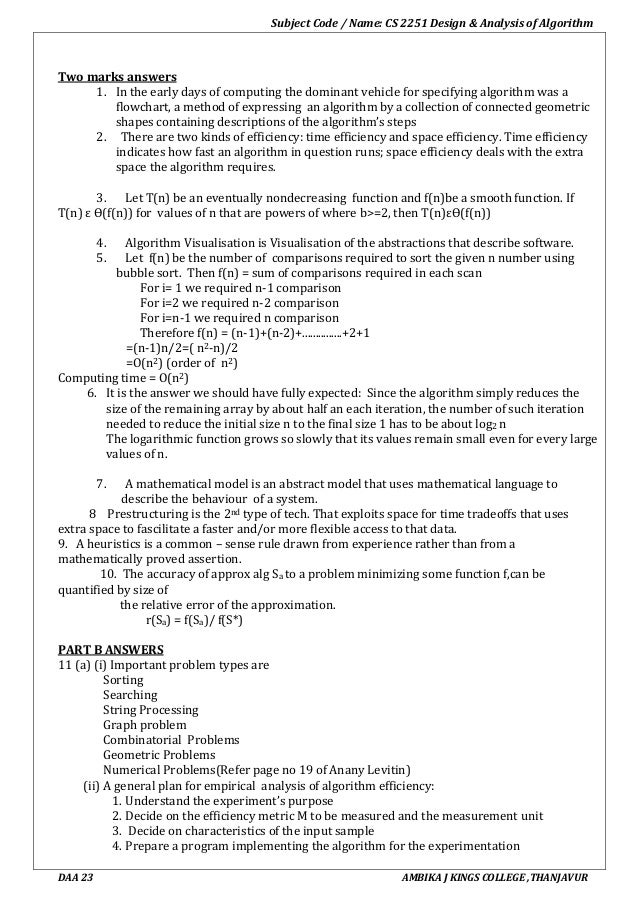 Question Bank For Anna Unniveristy Syllabus