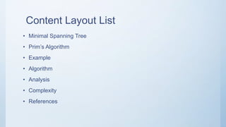 PRIM'S ALGORITHM | PPT