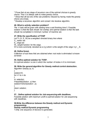 ALGORITHMS - SHORT NOTES | DOC | Programming Languages | Computing