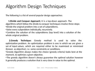 Comprehensive Guide to Design and Analysis of Algorithms: Concepts and ...