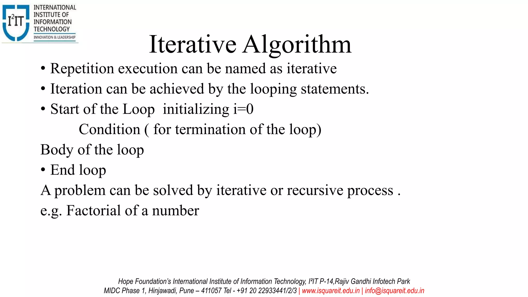 DAA Introduction to Algorithms & Application | PPTX
