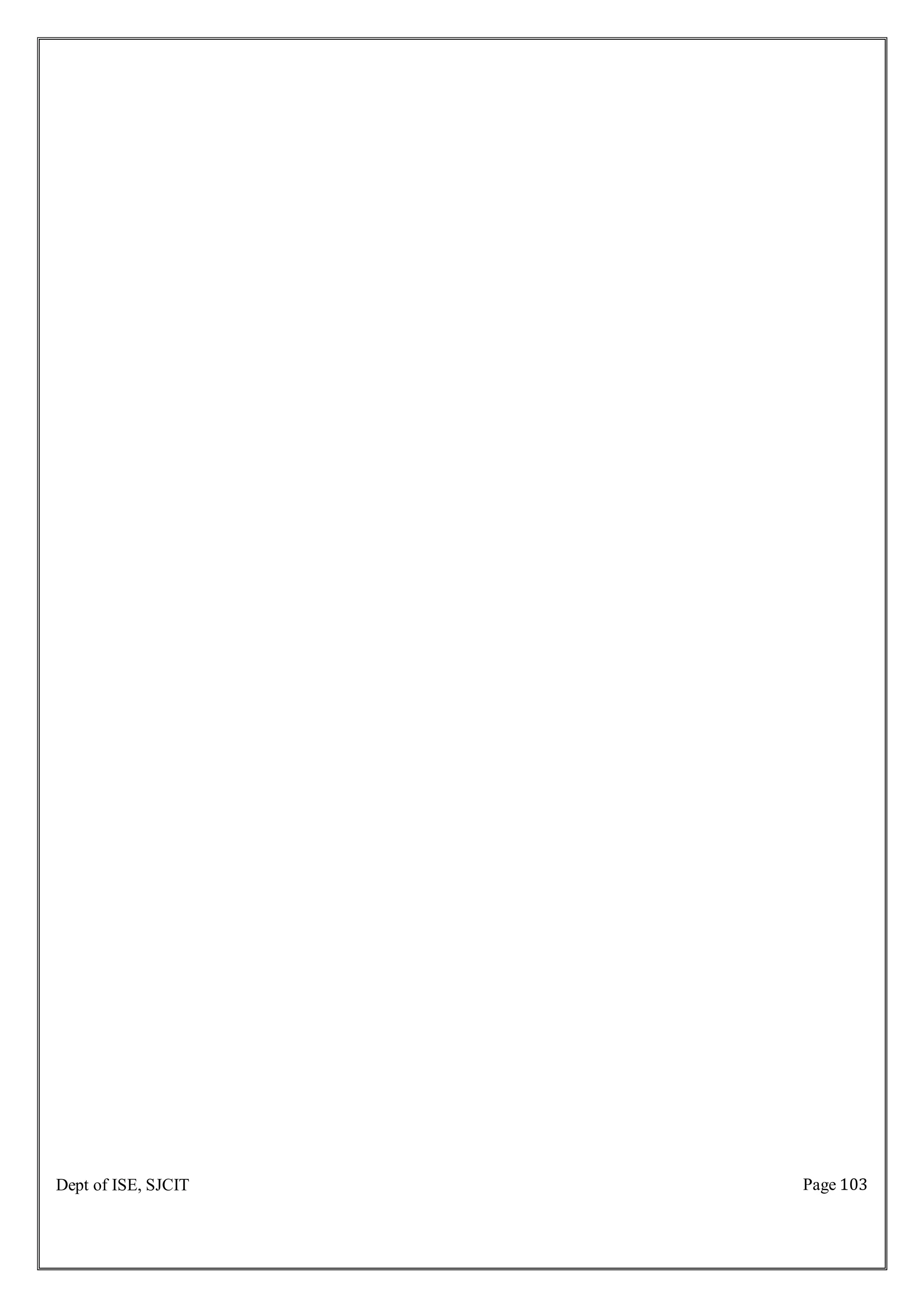 Page 103
Dept of ISE, SJCIT
 