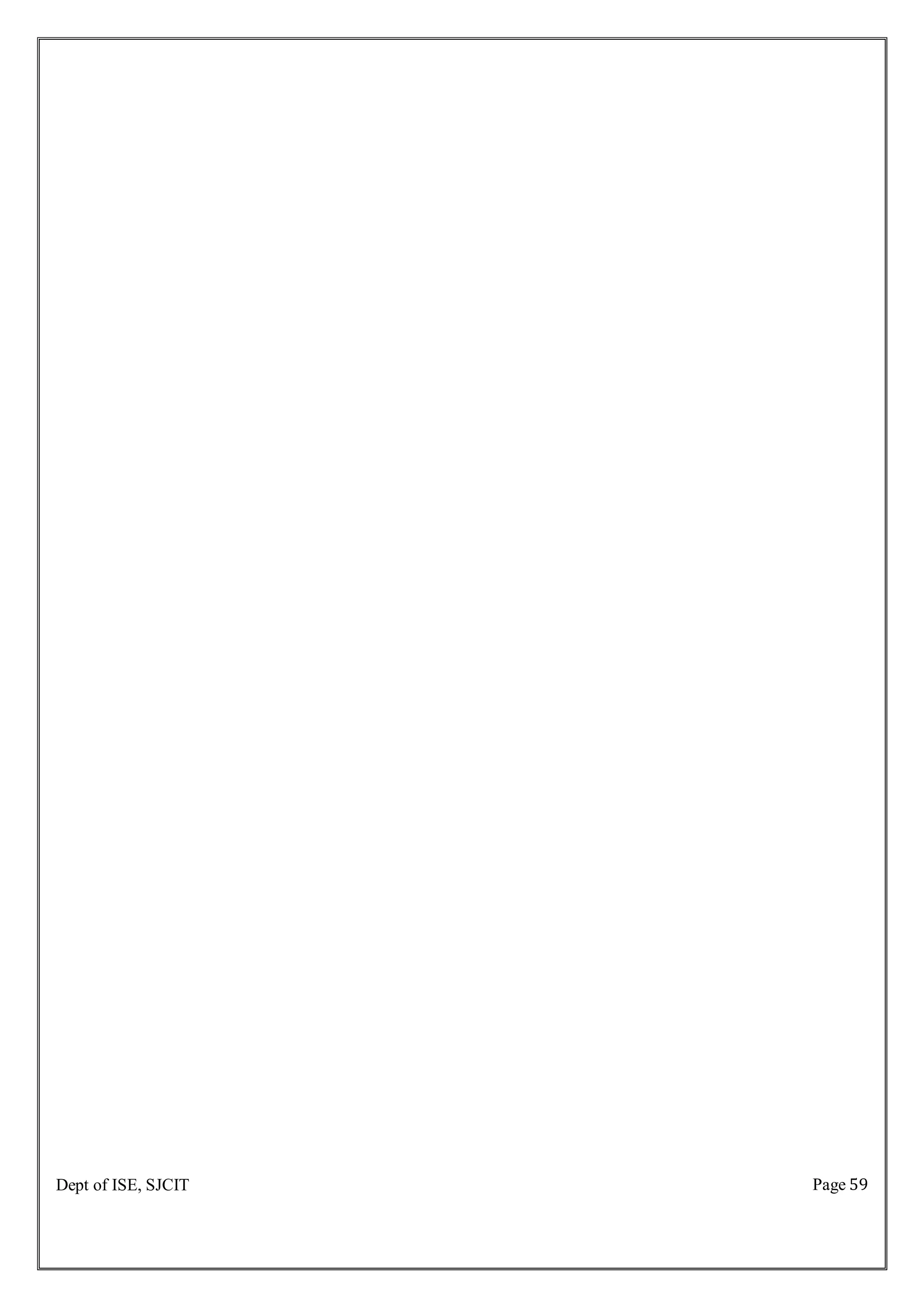 Page 59
Dept of ISE, SJCIT
 