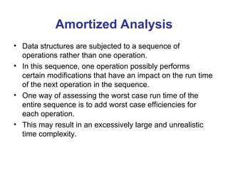 Asymptotic Notations, Time Complexity and Space Complexity in DAA | PPT