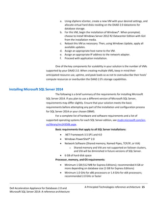 Dell Acceleration Appliance for Databases 2.0 and Microsoft SQL Server ...