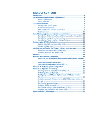 Dell Acceleration Appliance for Databases 2.0 and Microsoft SQL Server ...