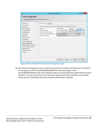 Dell Acceleration Appliance for Databases 2.0 and Microsoft SQL Server ...