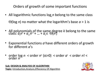 Design and Analysis of Algorithms | PPT | Computing | Technology ...