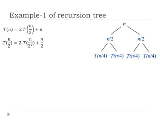 Tree Method Radicals DAA Lecture 8 Recursion Tree Method.pptx