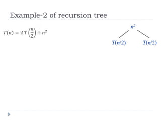 DAA Lecture 8 Recursion Tree Method.pptx