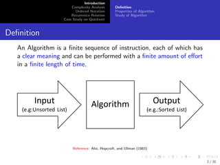 Design and analysis of algorithm | PDF