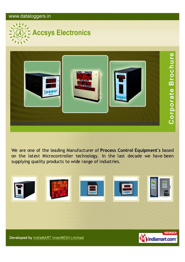 Accsys Electronics, Chennai, Process Control Equipment