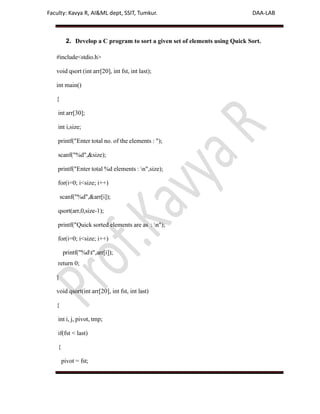 DAA Lab Manual ssit -kavya r.pdf or Digital Design and Analysis of ...