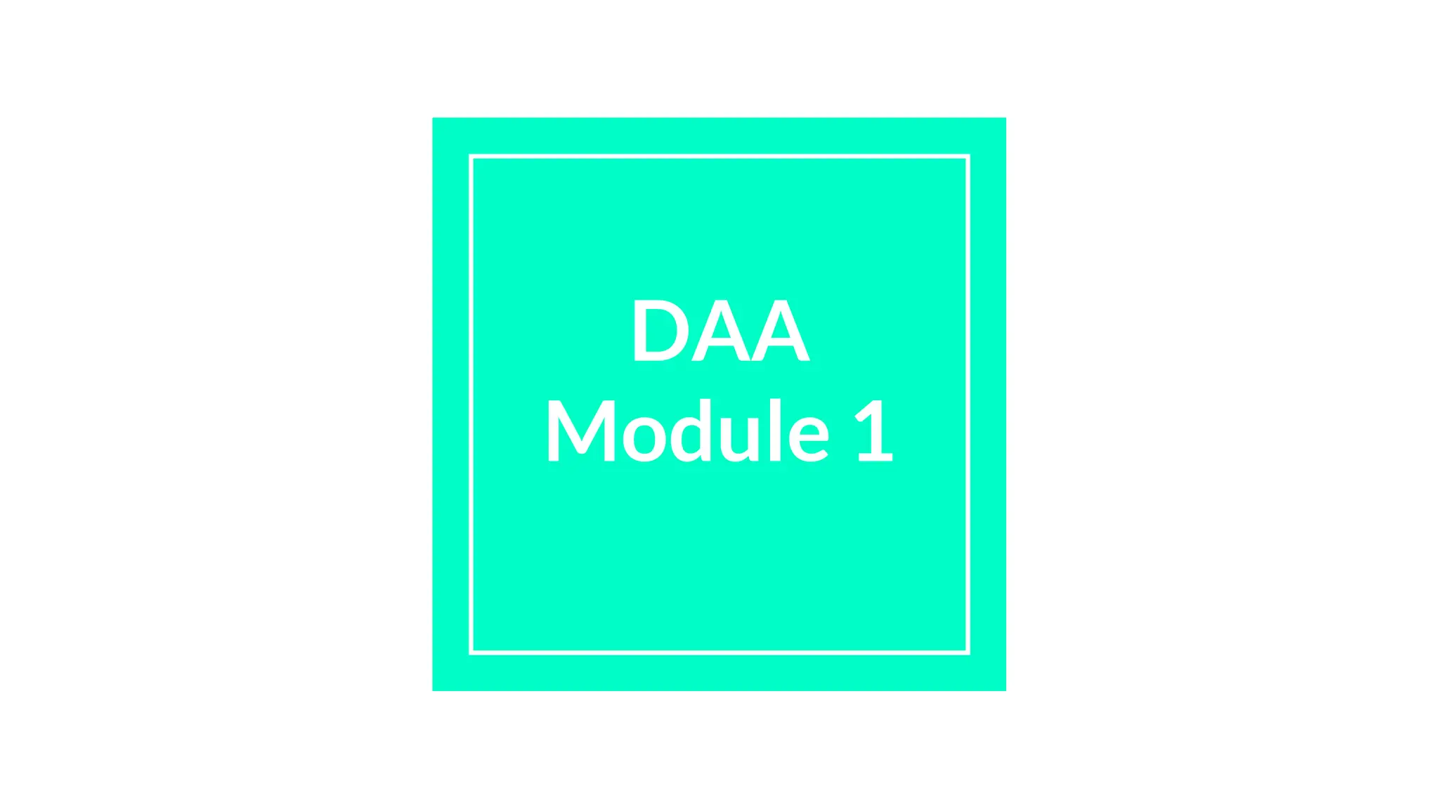 DAA
Module 1
 