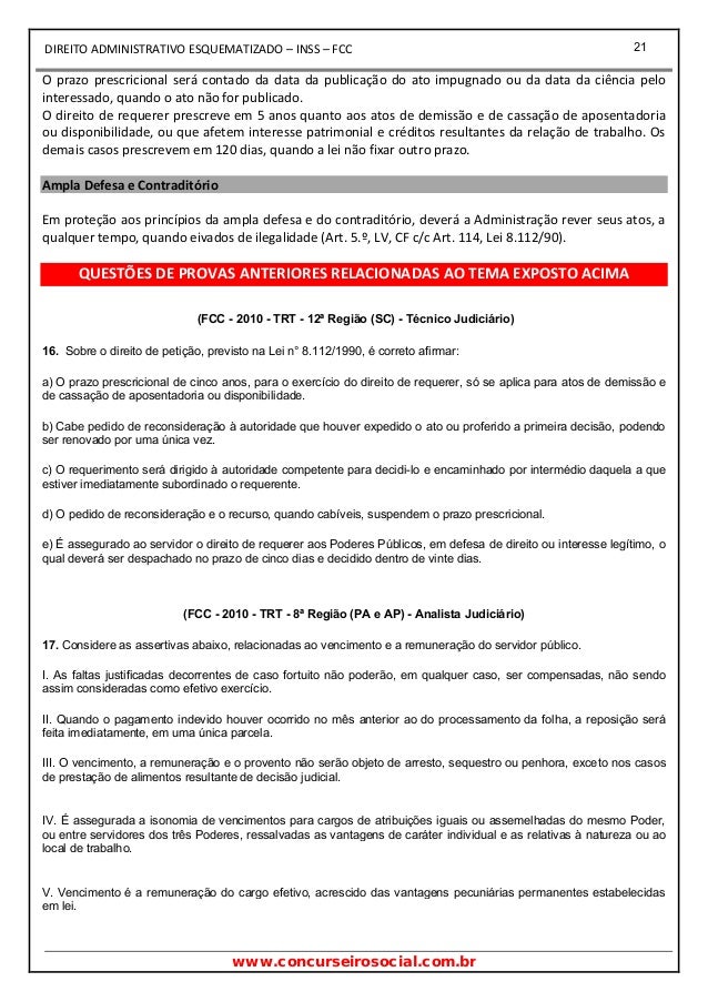 Da apostila de direito administrativo esquematizado.pdf inss