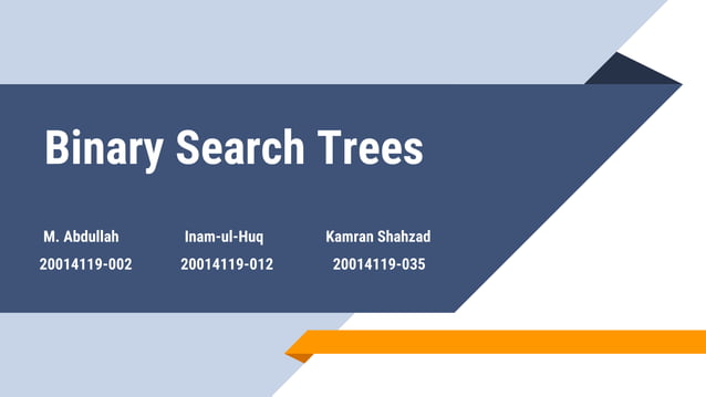 Binary Search Tree | PPT