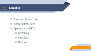 Binary Search Tree | PPTX | Databases | Computer Software and Applications