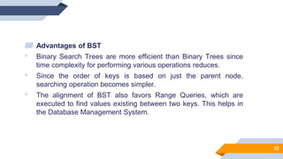 Binary Search Tree | PPTX | Databases | Computer Software and Applications