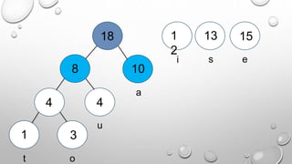 1 3
4
10
1
2
13 15
t o
u
a
i s e
4
8
18
 