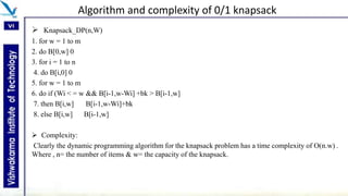 Knapsack problem using greedy approach | PPTX