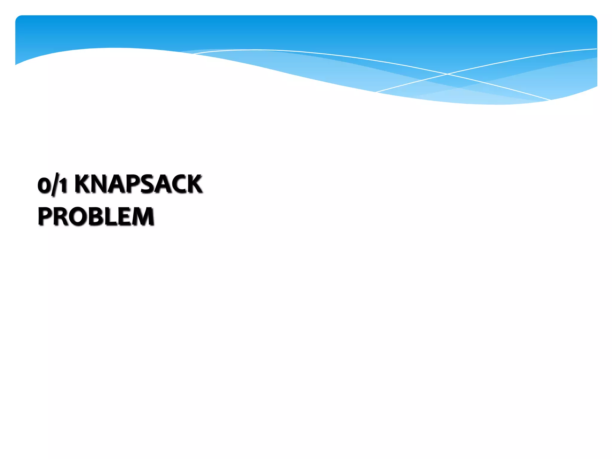 Applicable to optimization problems 