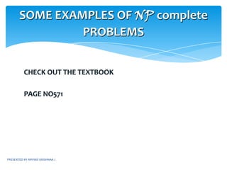 IntroductionNP-Hard AND NP-Completeness