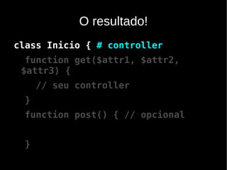 Scripts que geram boa parte do código 