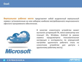Виртуальный Рабочий Стол (Daas) | PPT