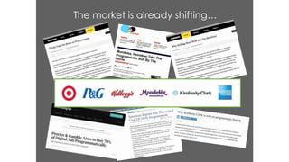 The market is already shifting…
 