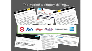 The market is already shifting…
 