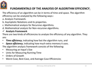 Daa unit 1 | PPTX | Programming Languages | Computing