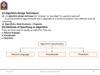 Daa unit 1 | PPT