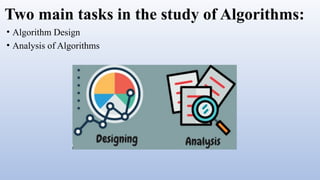 Design and analysis of algorithm unit-1 ppt | PPTX