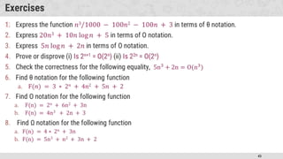 43
Exercises
�
 