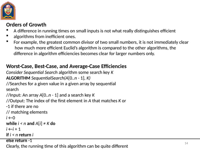 design analysis of algorithmaa unit 1.pptx