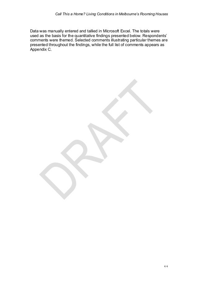 Call This a home? HomeGround rooming house report